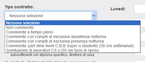 tipo contratto convivente non convivente colf badante tipo contratto convivente non convivente colf badante